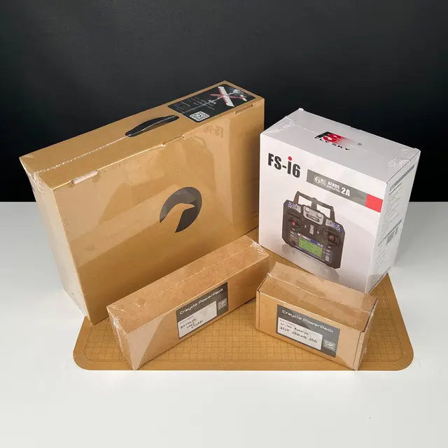 Stick Komple Kit kutuları, kumanda, batarya ve güç sistemi