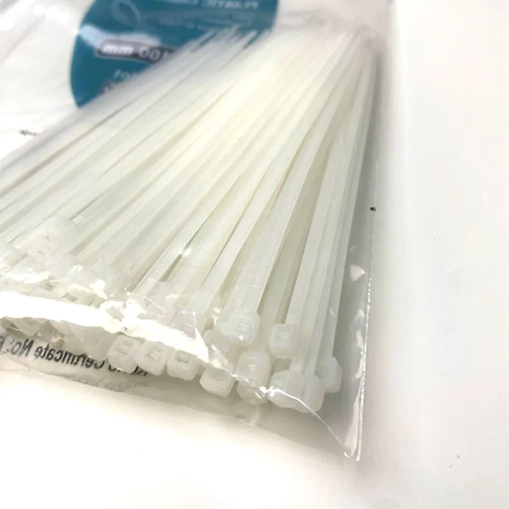 Zenith Zip Tie 2.5 mm x 100 mm, 100pcs White