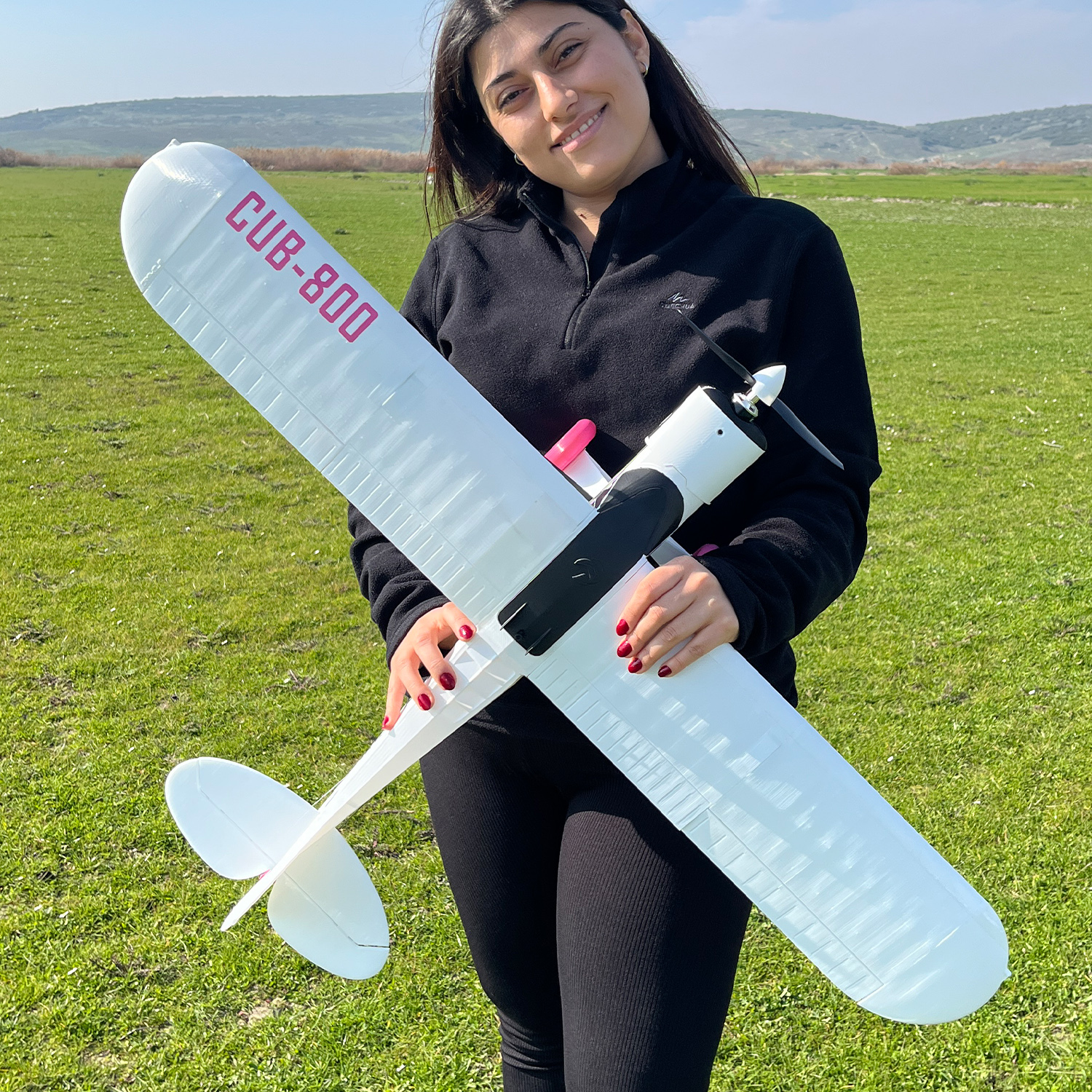 CraycleCub V2 1000 mm FPV Trainer Airframe Printed Kit