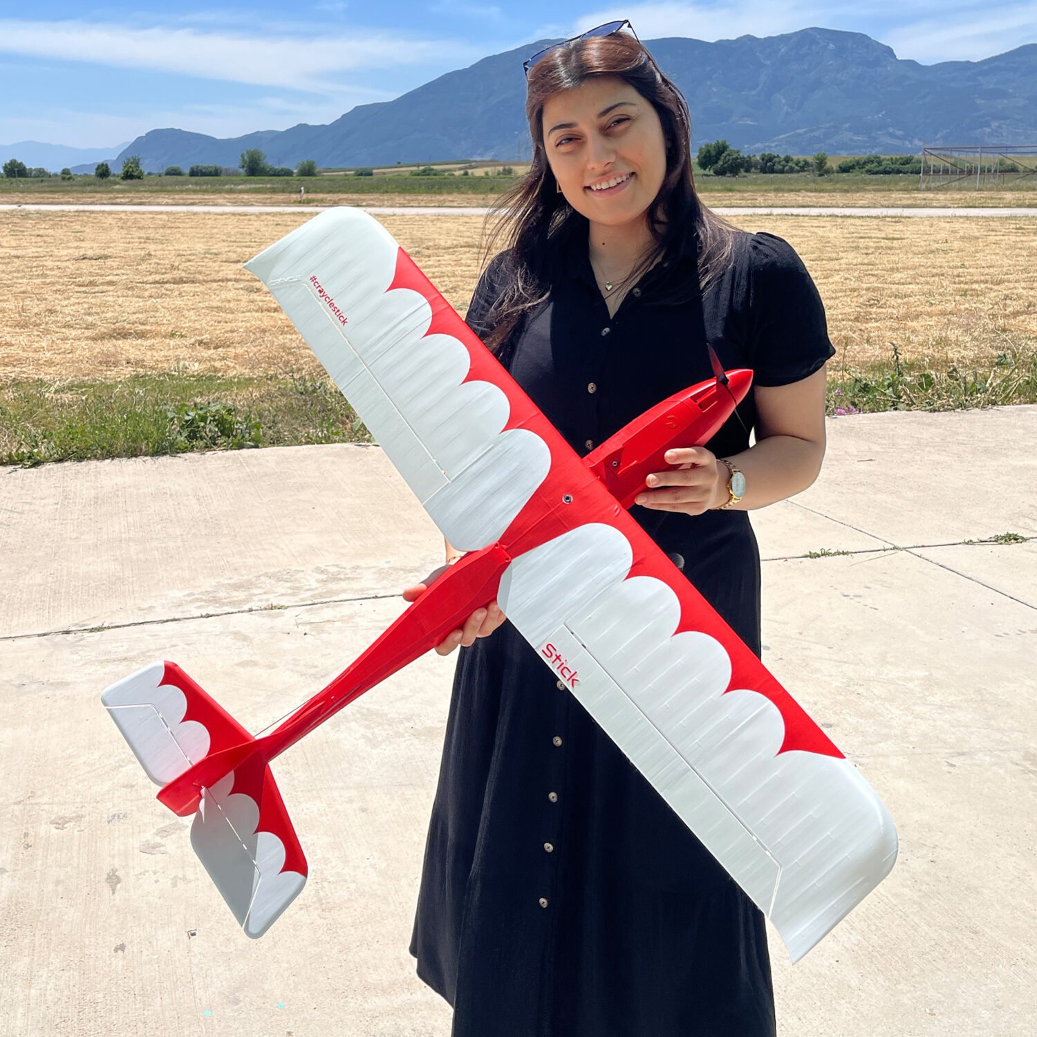 Stick 1000 mm RC Trainer Plane Airframe Printed Kit