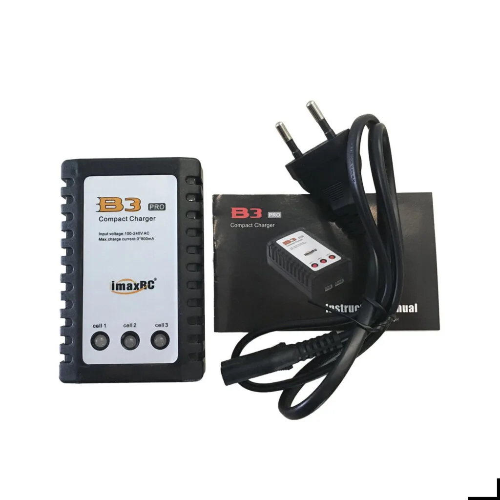 iMaxRC B3 Pro Compact LiPo Balance Charger – 2S/3S 7.4V-11.1V Battery Compatible