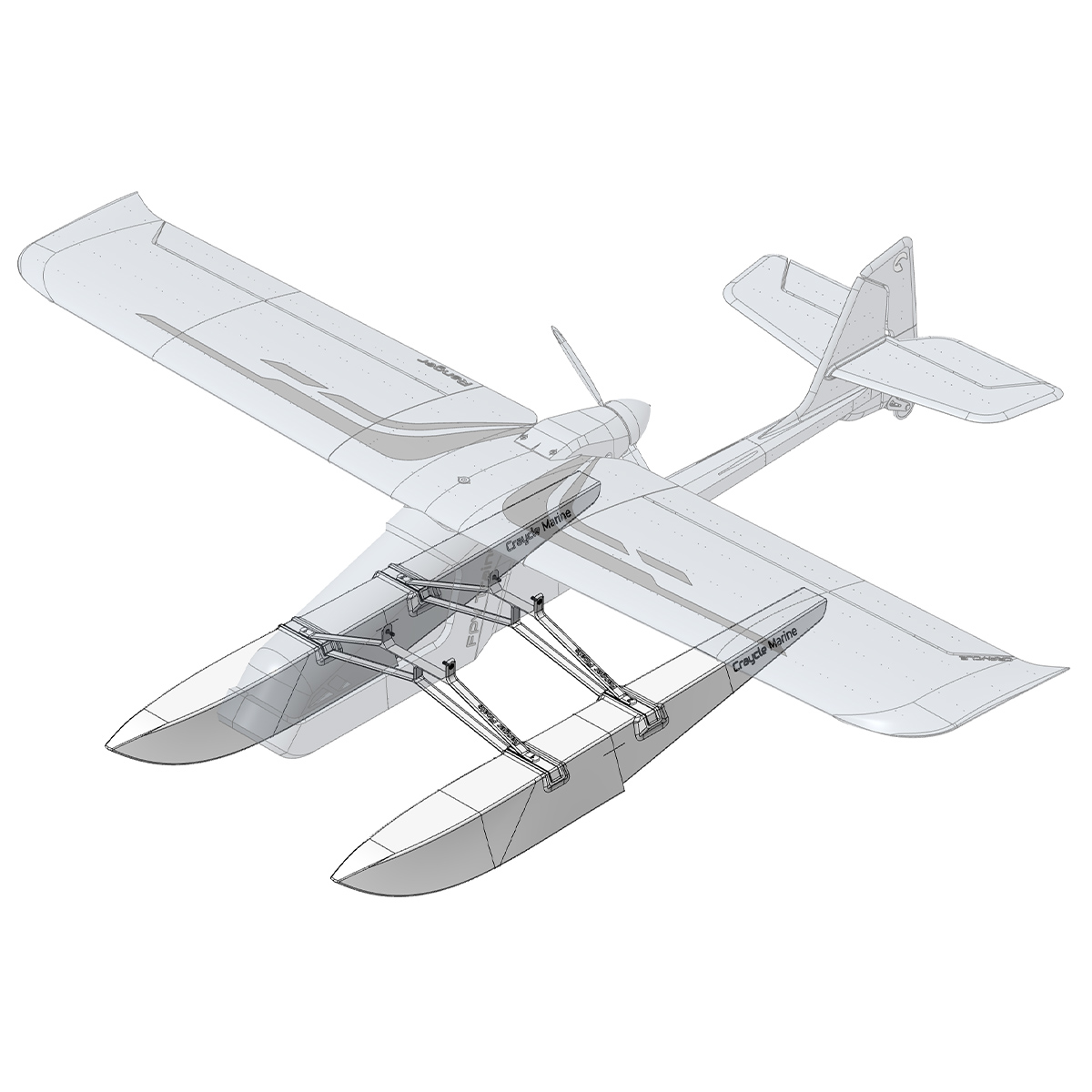 Ranger Floats for Water Takeoffs and Landings STL File