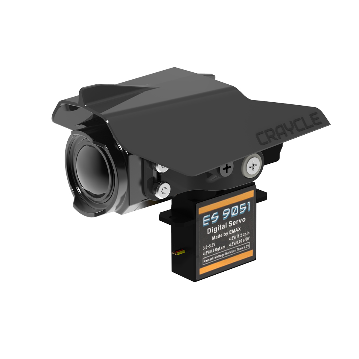 Craycle FPV Gimbal for Micro Servos STL File