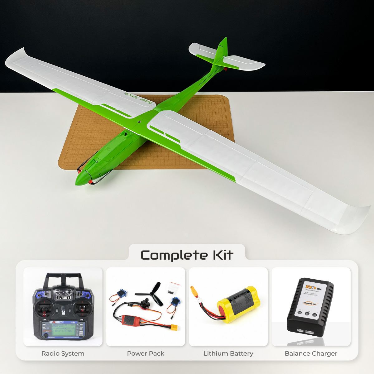 Soar Stick 1200 mm FPV Soaring Glider Complete Kit