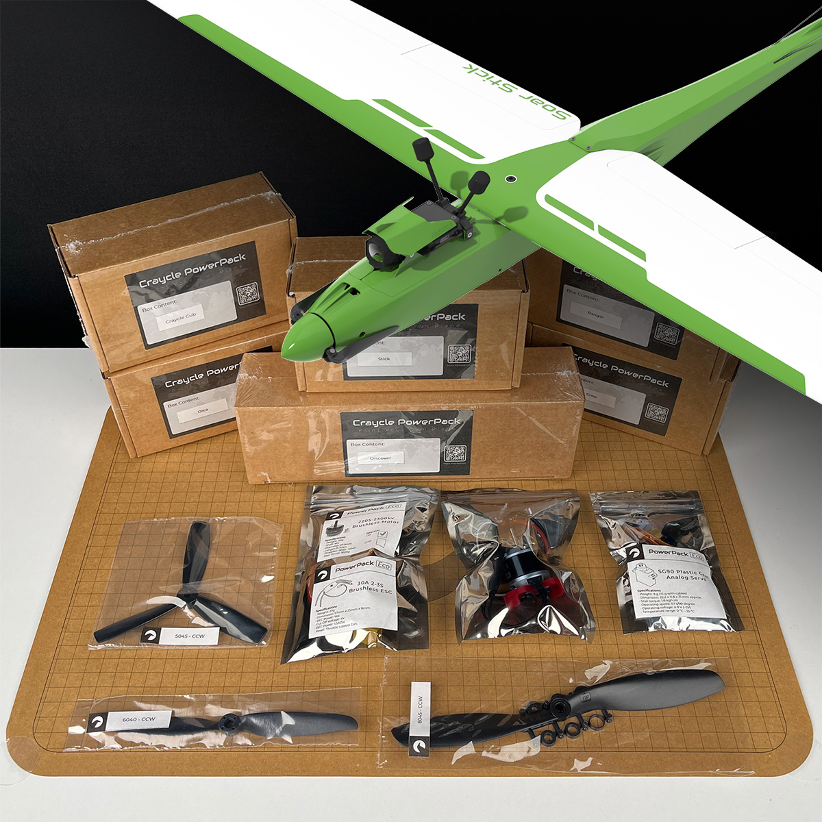 Craycle Power Pack Eco Series – Soar Stick 1500 mm Version