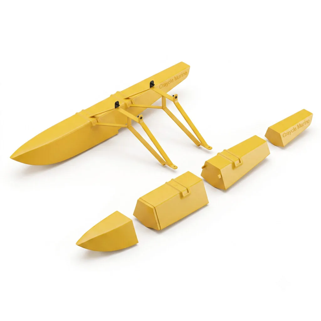 CraycleCub float kit for the CraycleCub 800 mm RC plane